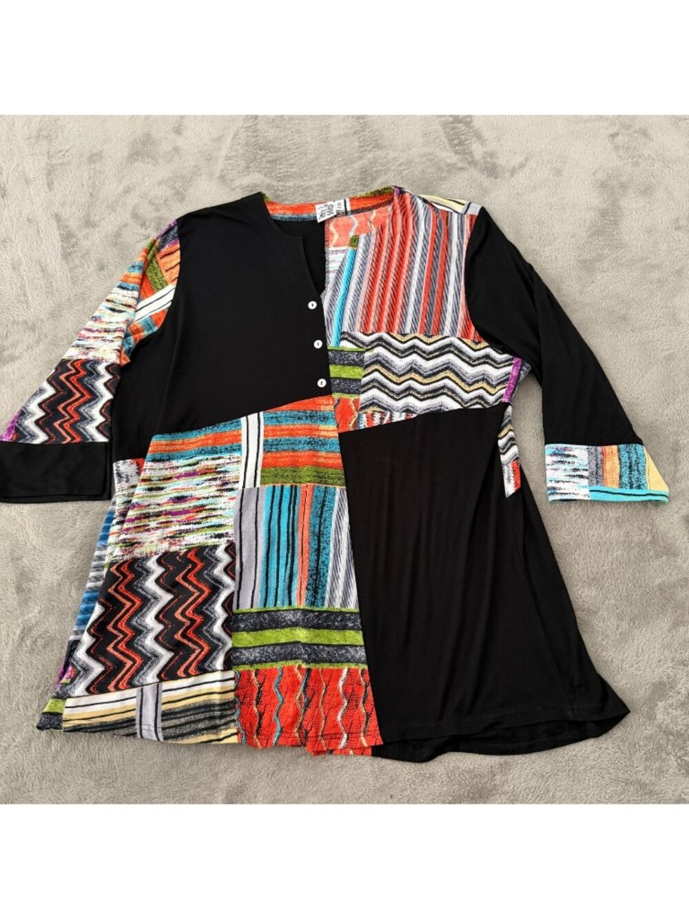 Parsley & Sage Artsy Blouse Tunic Shirt Womens sizse 2X 2XL Lagenlook